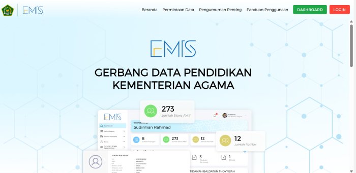 Kemenag Rilis Solusi Kendala Mutasi Masuk di Aplikasi EMIS 4.0