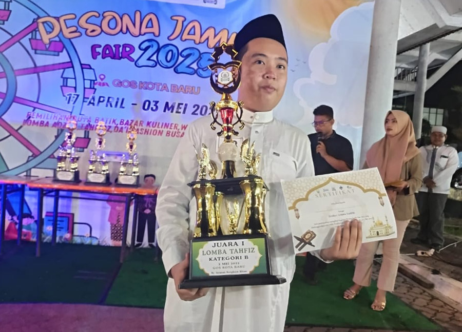 Ade Irwanda Fitra Bukukan Prestasi Juara 1 Tahfidz Remaja