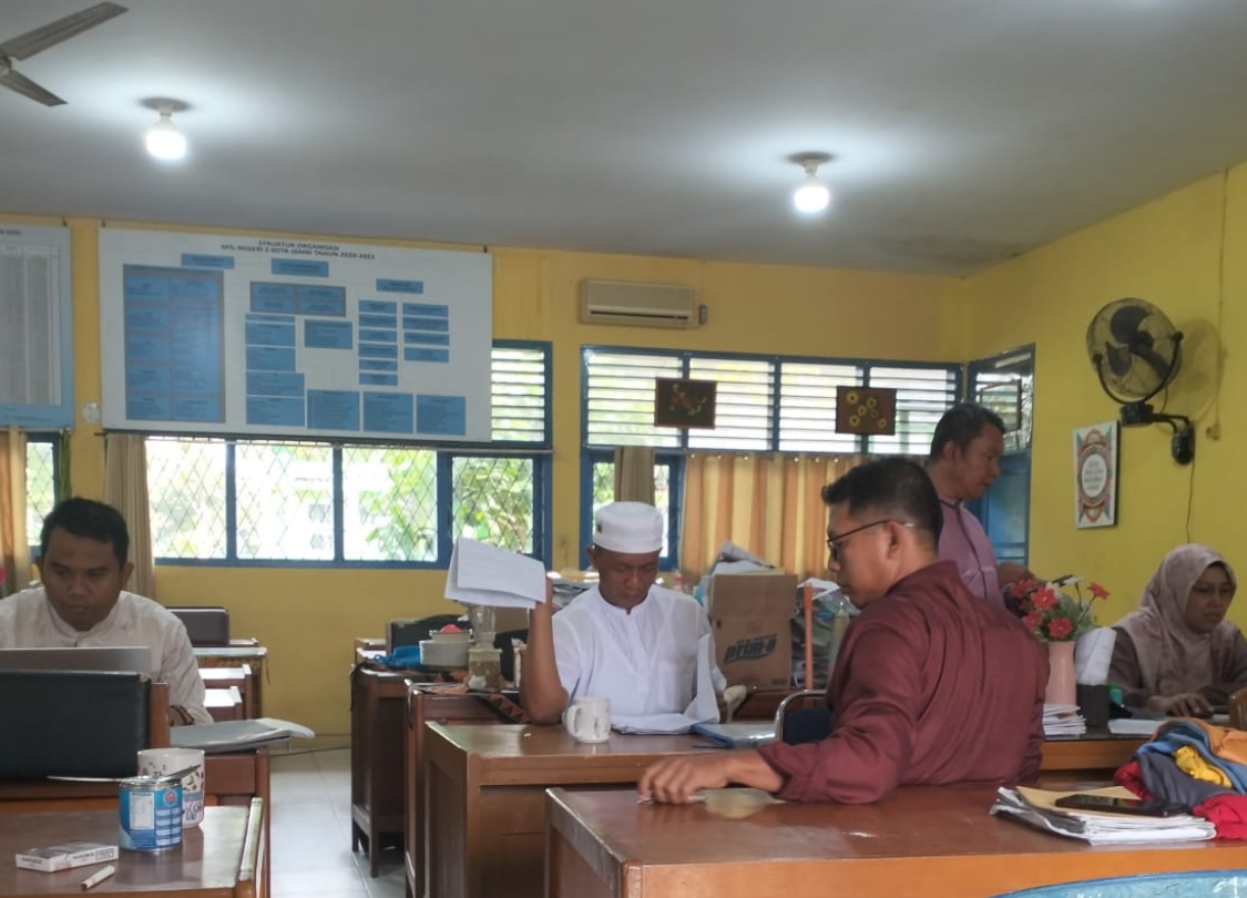 Sinergi Tim E-Kinerja MTsN 2 Dukung Pelaporan SKP