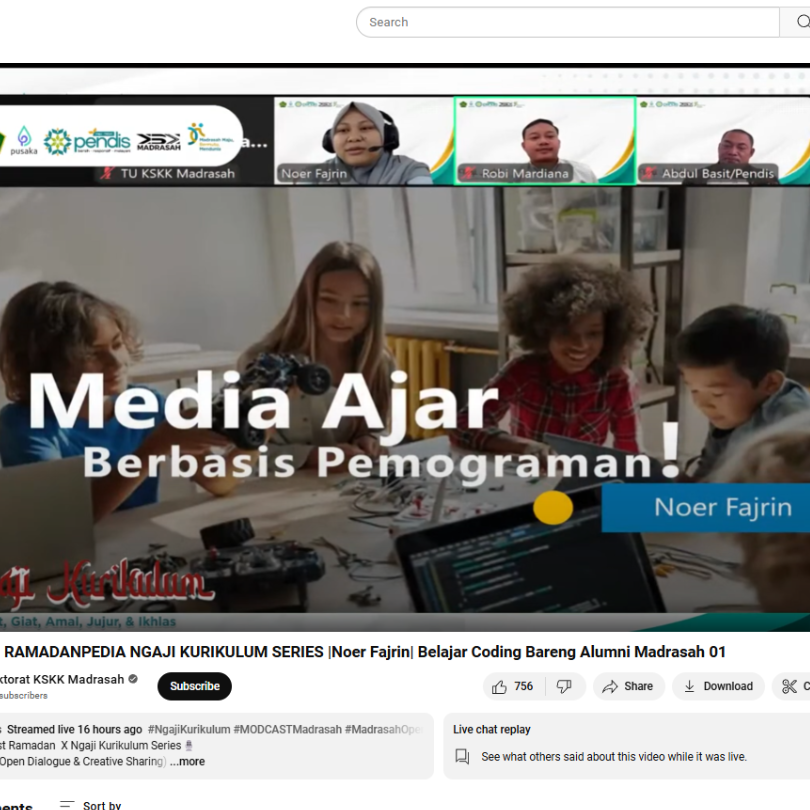 Mengenal Coding, Guru Informatika MTsN 2 Kota Jambi Ikuti Ngaji Kurikulum