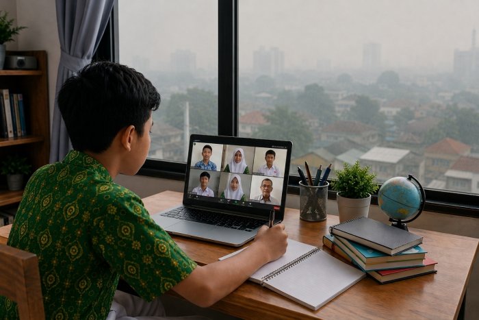 Kualitas Udara Tidak Sehat, Kota Jambi Kembali Perpanjang PJJ