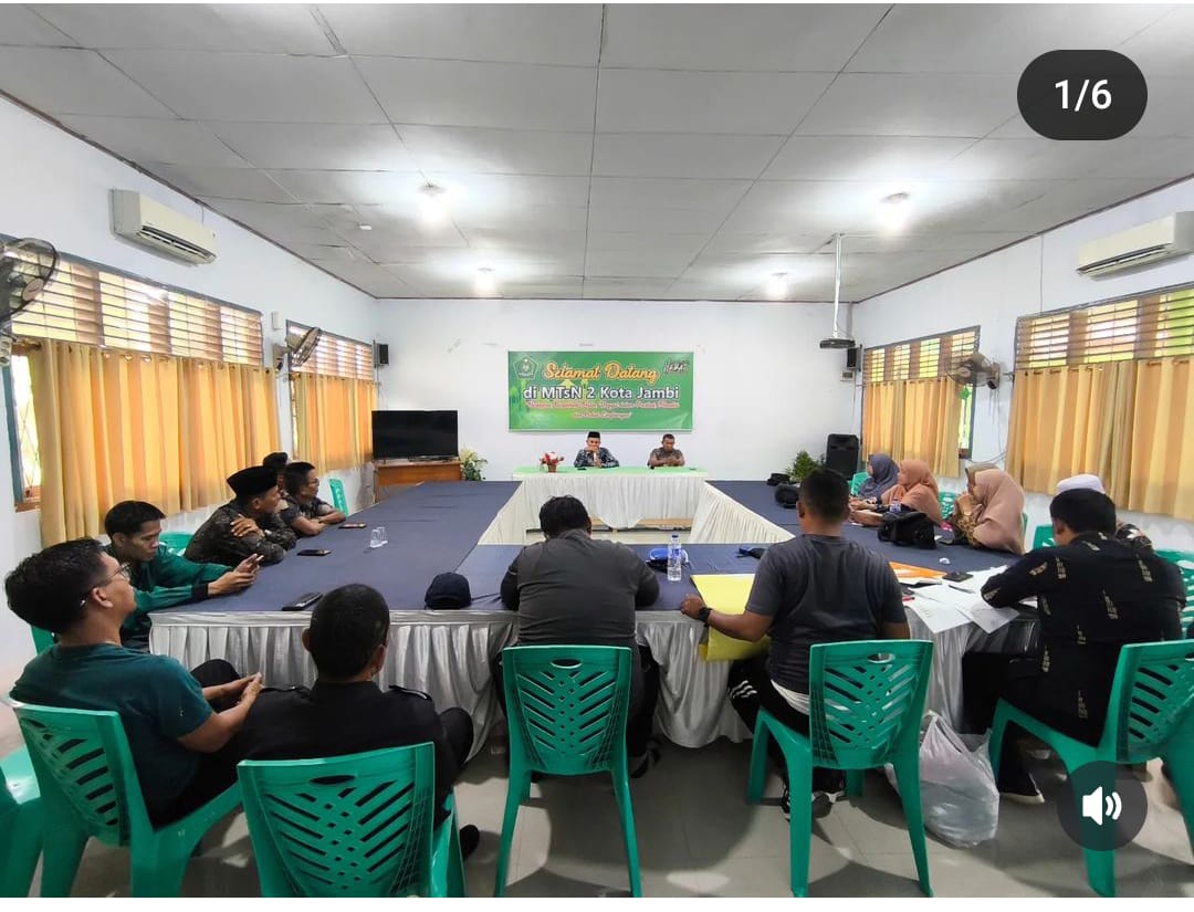 Rapat Persiapan Tuan Rumah Panitia AKSIOMA 2024 (Zona Integritas mtsn2kotajambi-PINTAR)