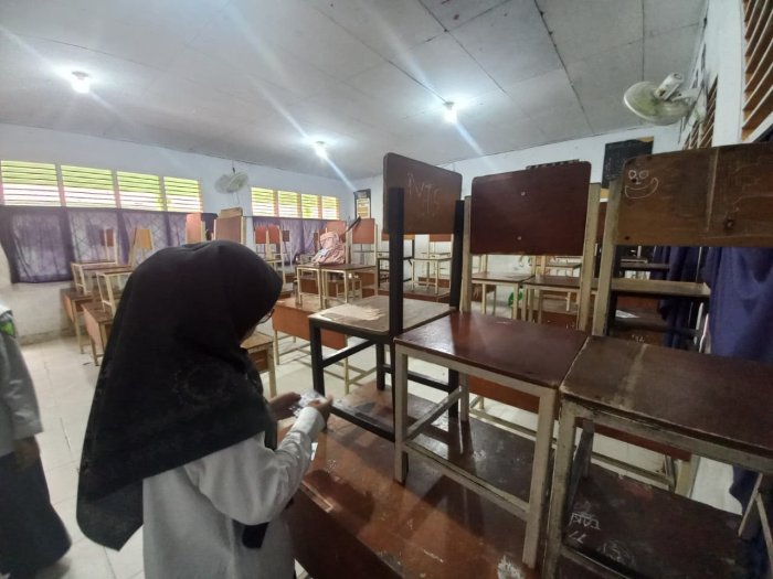 MTsN 2 Kota Jambi Siap Gelar ASAS, Panitia Tata Ruang Ujian