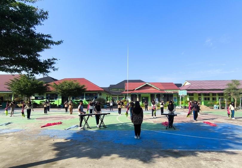 Demi Aksi Terbaik, Ekskul MTsN 2 Kota Jambi Latihan Tanpa Henti