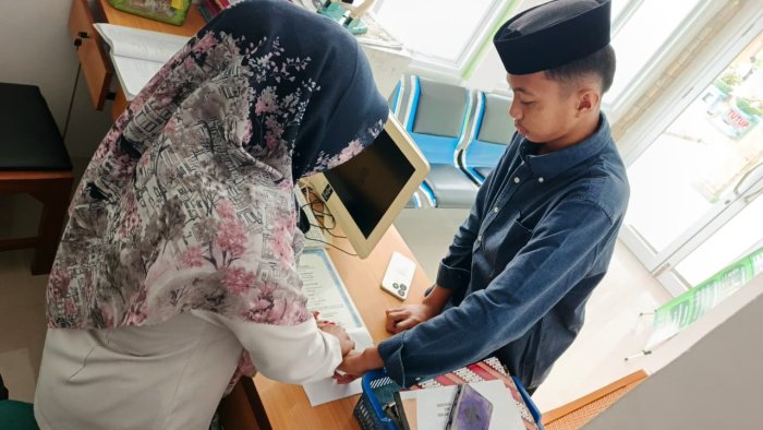 Jejak Tiga Jari, Bukti Layanan Administrasi  PTSP di MTsN 2 Kota Jambi