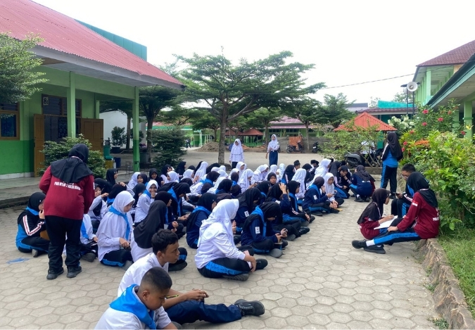 Nyanyian ke Pesan Hati, PMR MTsN 2 Kota Jambi Kompak Berlatih