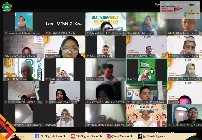 Rancang Program, Guru MTsN 2 Ikuti Rakor MGMP MTs Sesi 2