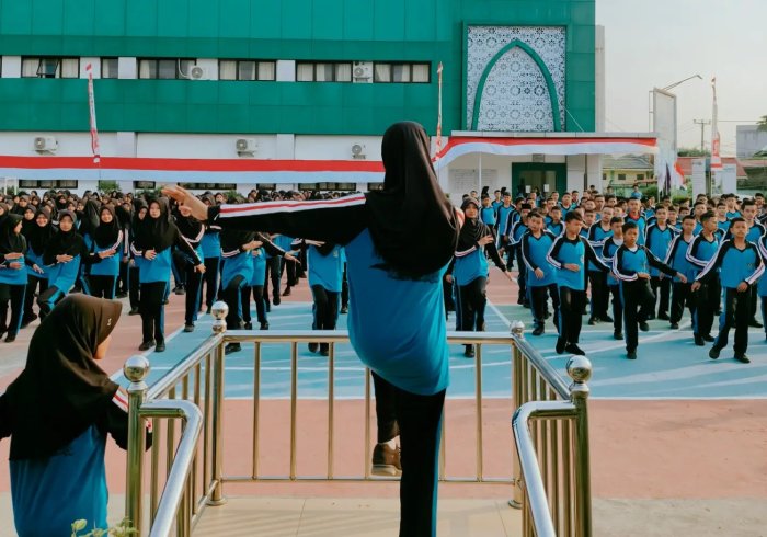 Energi Masanders Meledak! Senam Bahagia Buka Lomba HUT RI