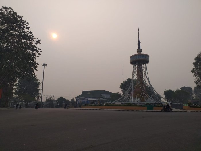 Aktivitas Belajar di Kota Jambi Kembali Daring Hindari Polusi Asap