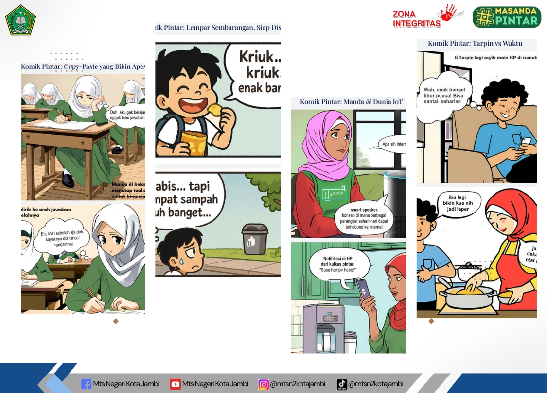 MTsN 2 Kota Jambi Tawarkan Belajar Asyik Lewat Web Madrasah