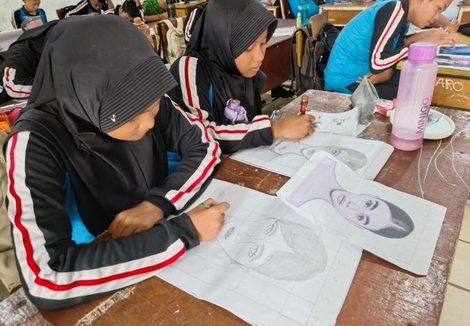 Belajar Skala, Siswa Asah Ketelitian Lewat Seni