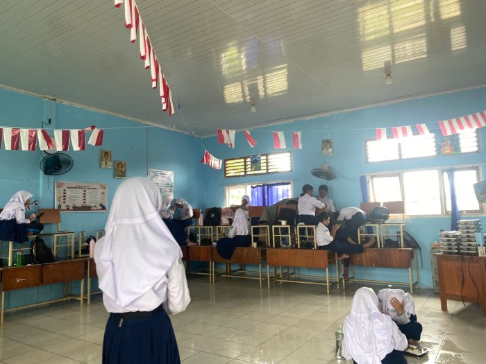 MBG dan Gotong Royong Kelas 7C MTsN 2 Kota Jambi: Persiapan Nyaman untuk ASAS Ganjil