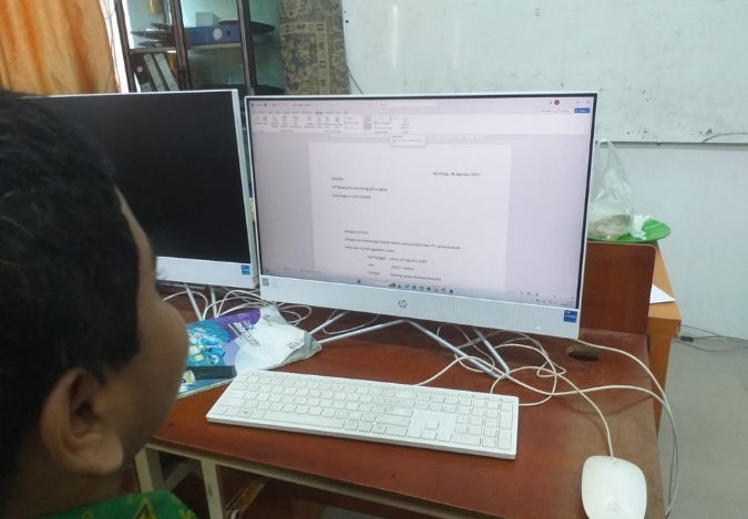 Integrasi Aplikasi Perkantoran: Kelas 9C Praktek Perintah Mail Merge