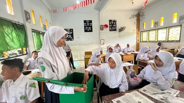 OSIM MTsN 2 Kota Jambi Galang Donasi: Wujud Solidaritas untuk Masanders Kelas 9