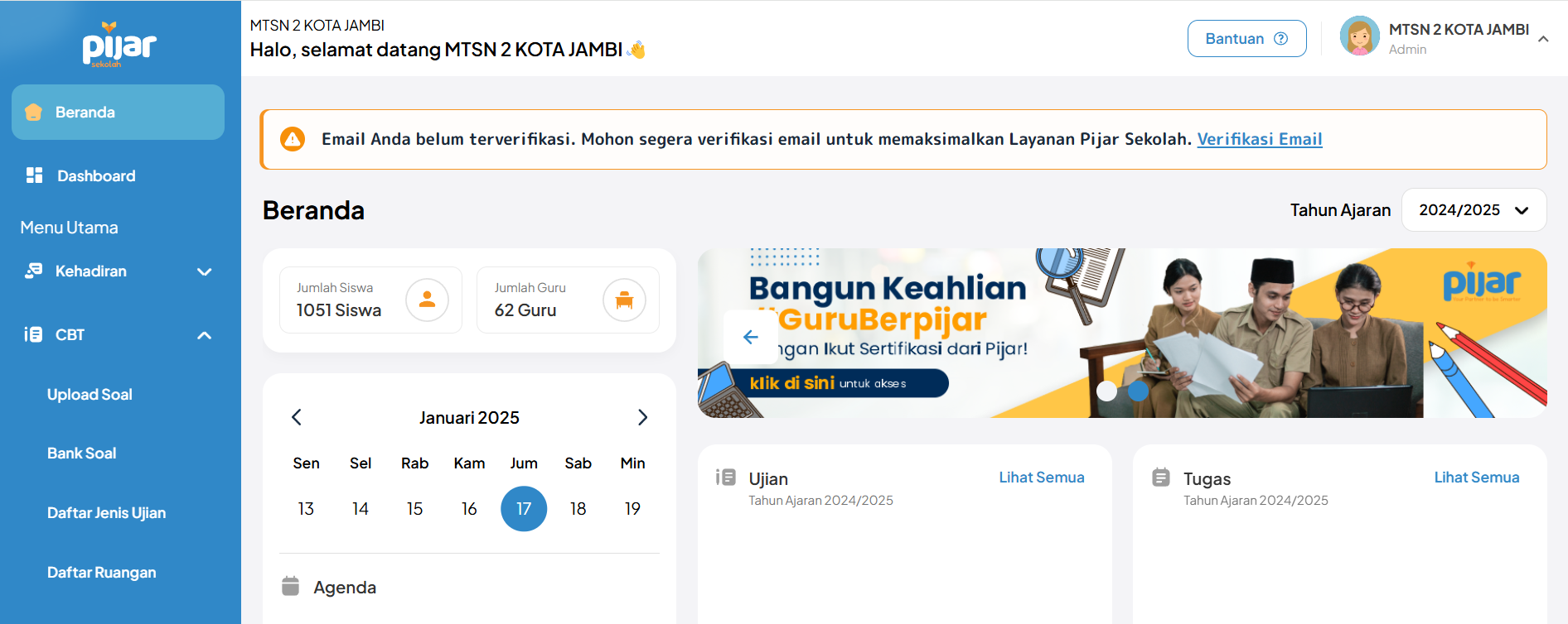 MTsN 2 Kota Jambi Gandeng Pijar Sekolah untuk Pendidikan Modern