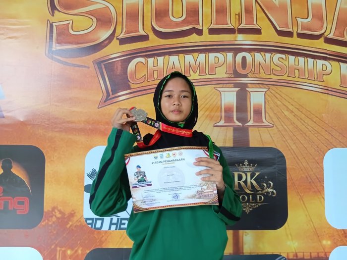 Aksi Khairina Arni Abdillah di Siginjai Championship II: Bawa Pulang Mendali Juara 2