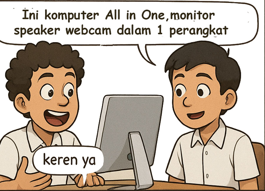 Komik Pintar: Mengenal Komputer All in One