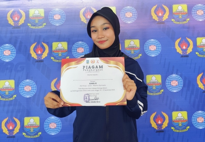 Berlatih Giat, Cinta Alisha Raih Prestasi di Ajang Gimnastik Tingkat Kota