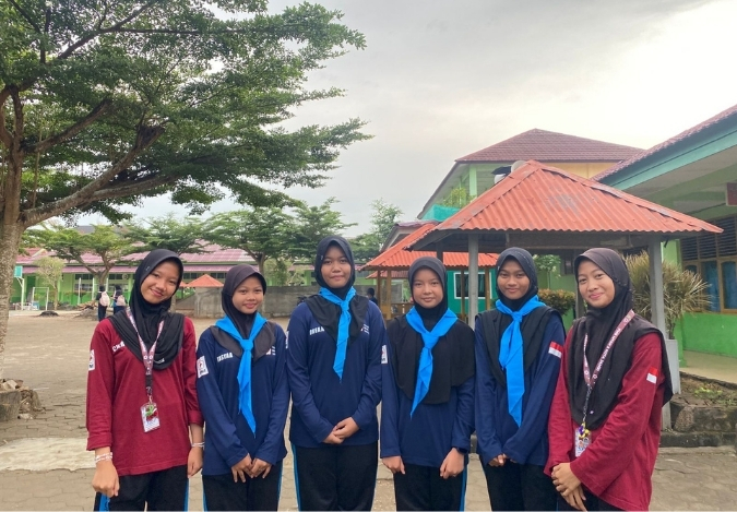 Atika & Dhea Resmi Pimpin PMR MTsN 2 Kota Jambi 2025/2026