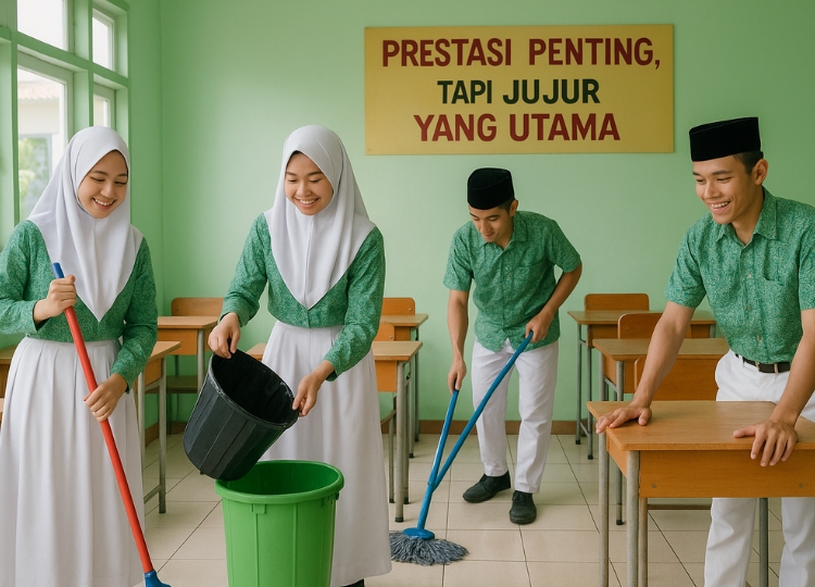 Bersih Lingkungannya, Jujur Hatinya, Cerah Masa Depannya