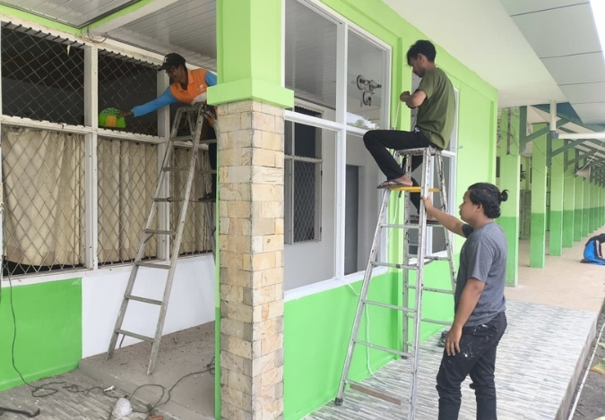 Ruang PTSP Hampir Rampung, MTsN 2 Kota Jambi Siap Tingkatkan Layanan Publik